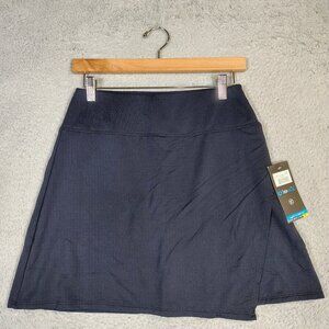 IBKUL Skirt Skort Women's XS Black UPF 50+ Faux Wrap Golf Tennis Activewear NWT